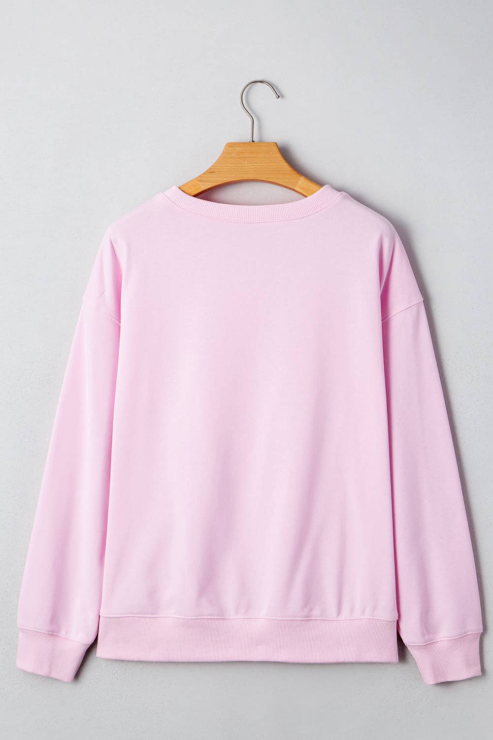 Pink oversized football sweatshirt for women, Game Day graphic