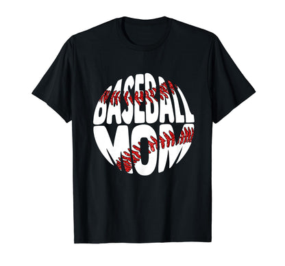 Baseball Mom Softball Mother Mothers Day T-Shirt - Minimalist Print Unisex