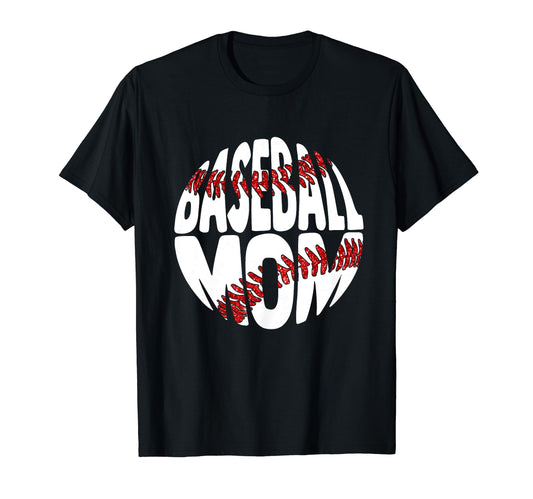 Baseball Mom Softball Mother Mothers Day T-Shirt - Minimalist Print Unisex