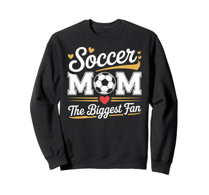 Soccer Mom Football Mothers Day Sweatshirt - Unique Graphic Unisex