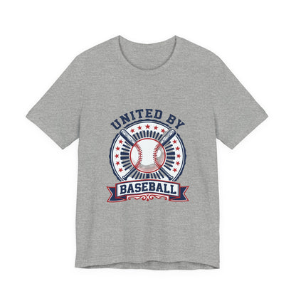 United by Baseball Tee | Patriotic Baseball Shirt, Vintage Red White Blue