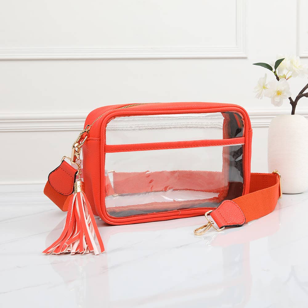 Game Day Stadium Rectangle Clear Bag