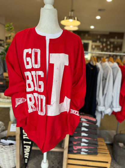 Florence Flashes #1 Fan Gameday Cardigan Sweatshirt, Custom Football Mom Crewneck