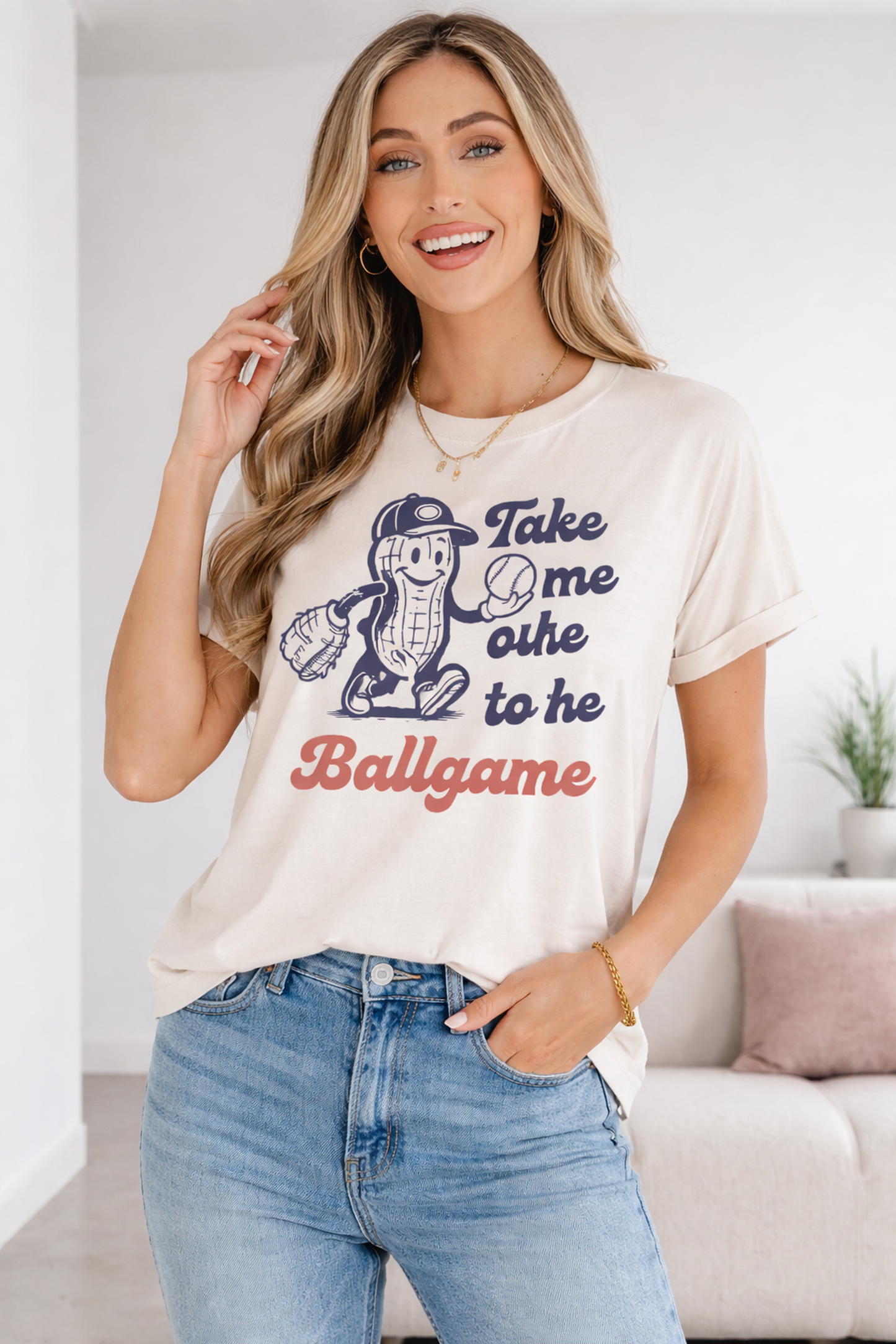 At the Ballgame — Casual Baseball Fan Tee