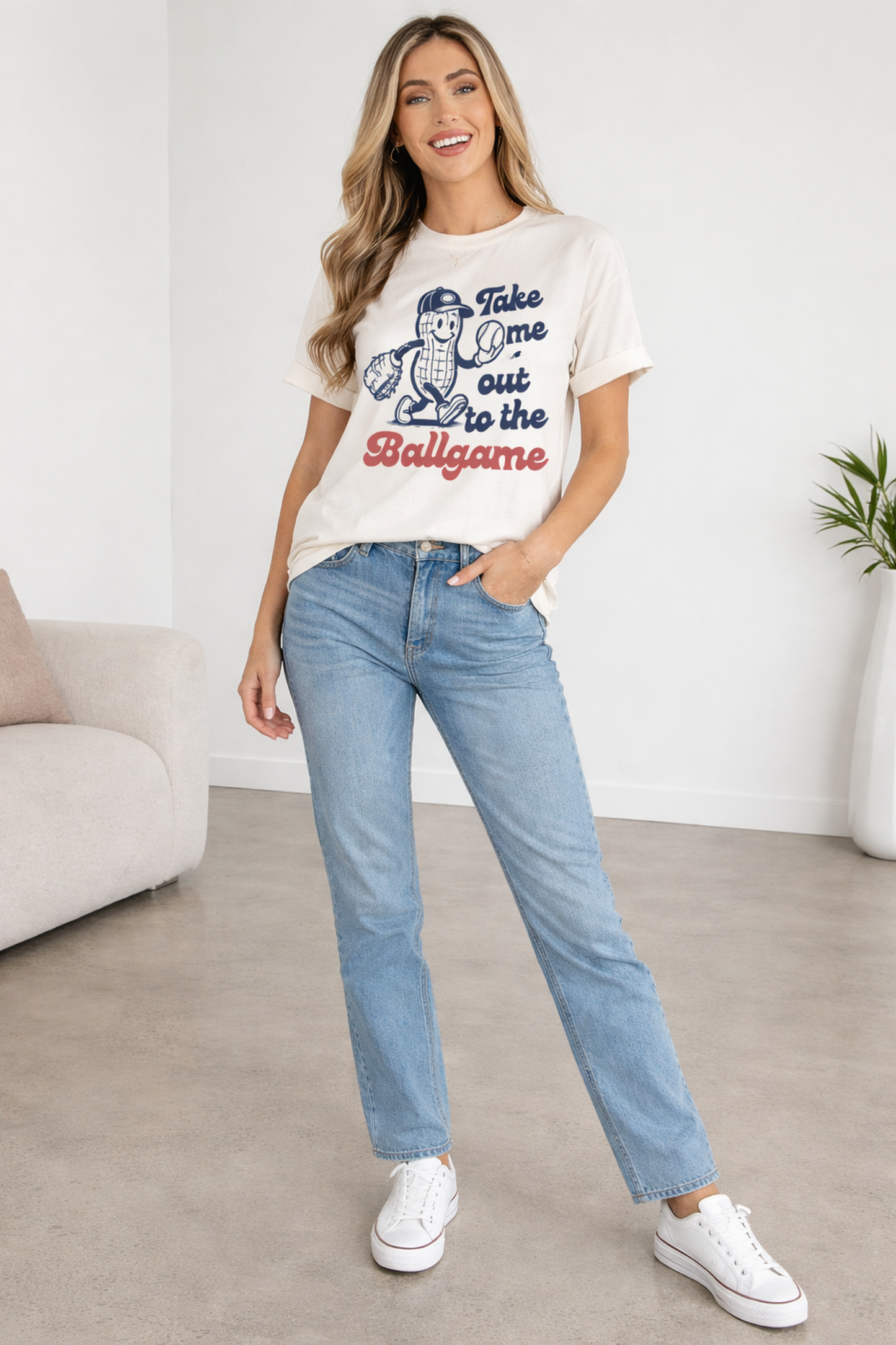 At the Ballgame — Casual Baseball Fan Tee