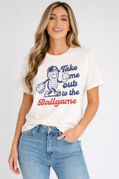 At the Ballgame — Casual Baseball Fan Tee