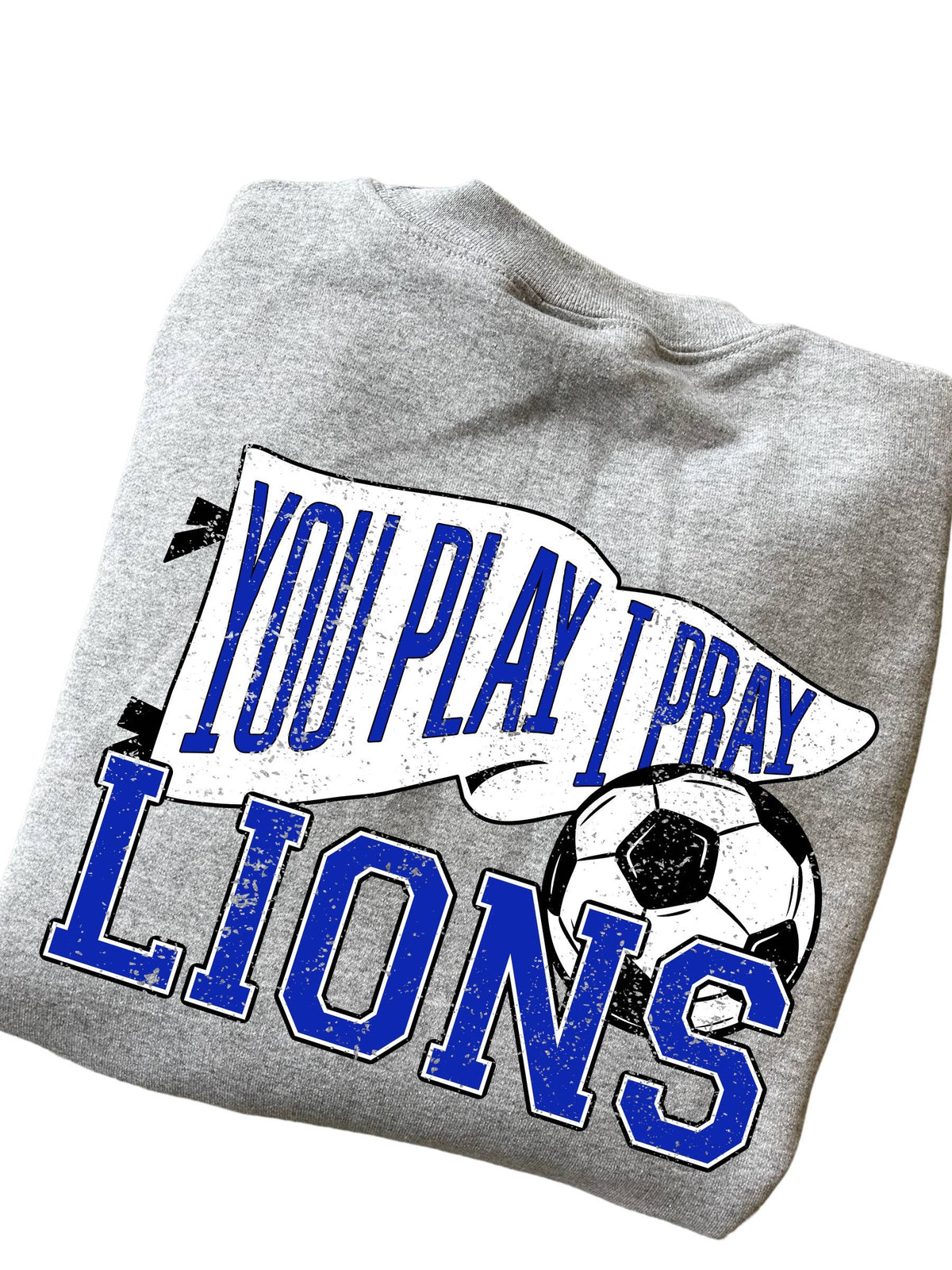 Florence NJ Custom Soccer Crewneck Sweatshirt, White