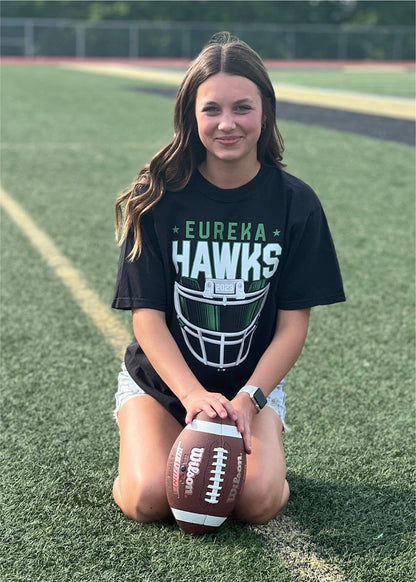 Team Football Helmet Spirit Tee (FBALL1030-DTF-TEE)