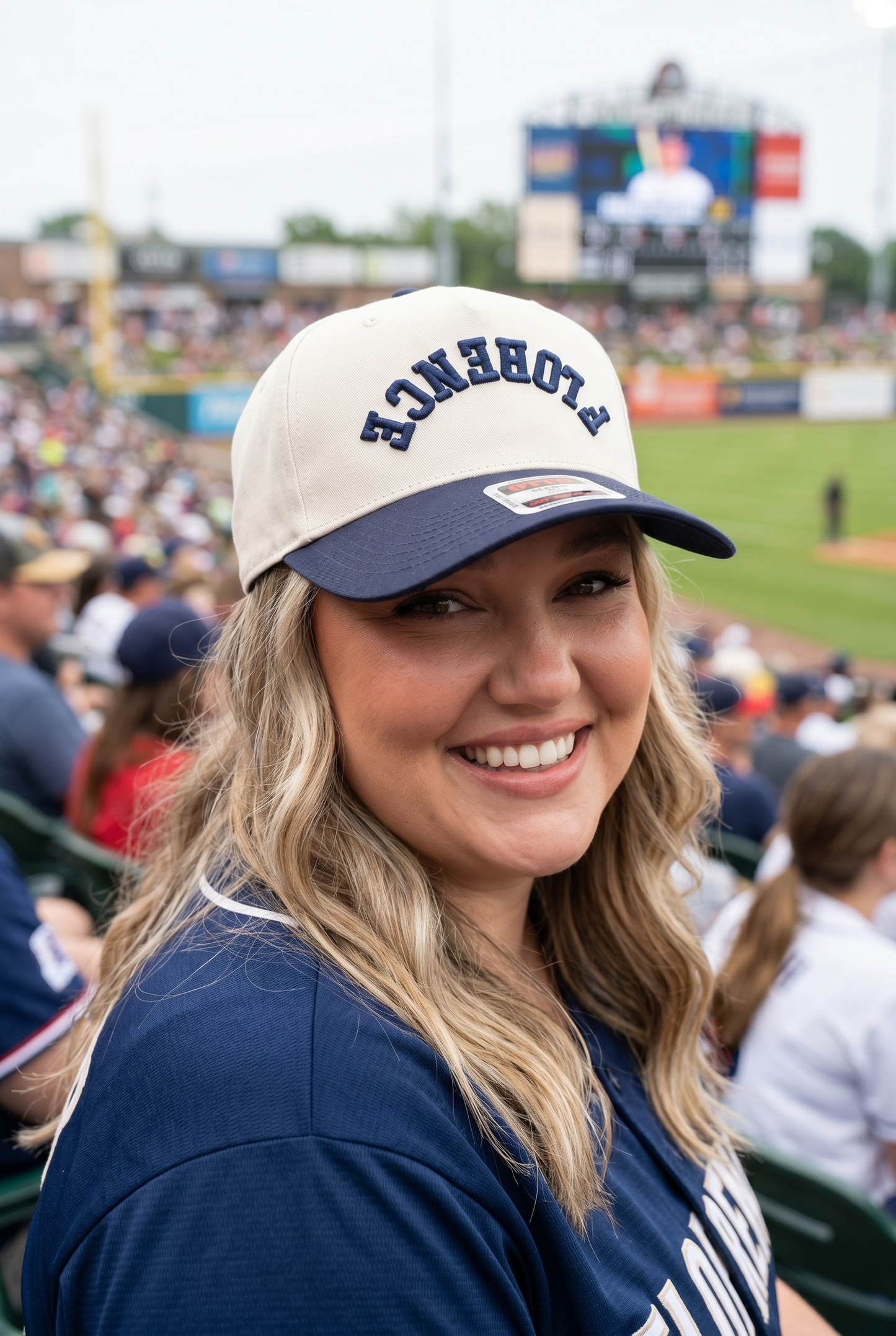 Local Love Florence snapback trucker hat - front view | Bleacher Babe