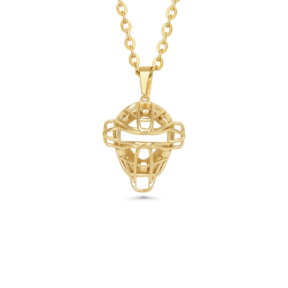 Baseball Catchers Mask Necklace