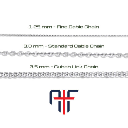 XL Pigskin Football Cross Necklace