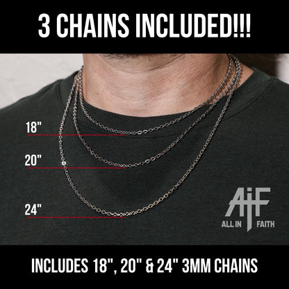 Baseball Bat Cross Necklace (Youth)