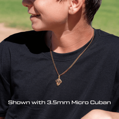 Baseball Catchers Mask Necklace (Youth)