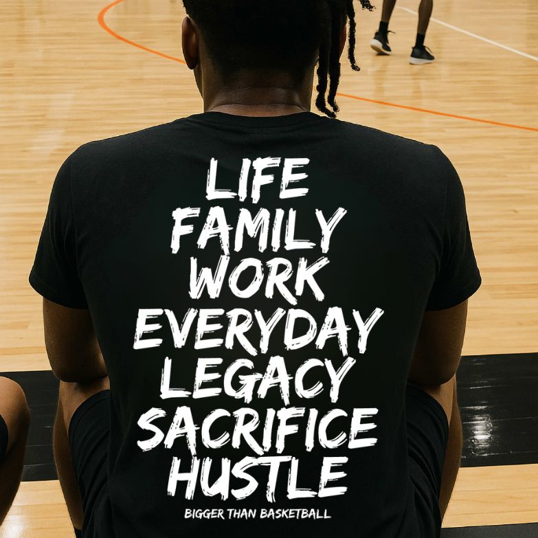 Basketball Is Life -- Graphic Tee | Black