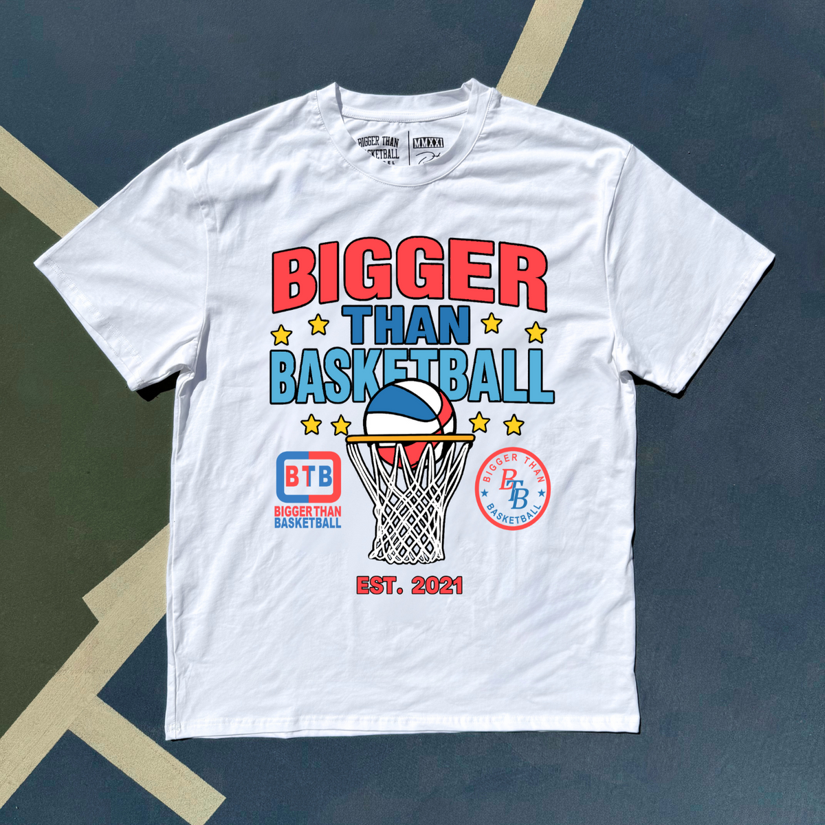 All-Star -- Basketball Tee | White
