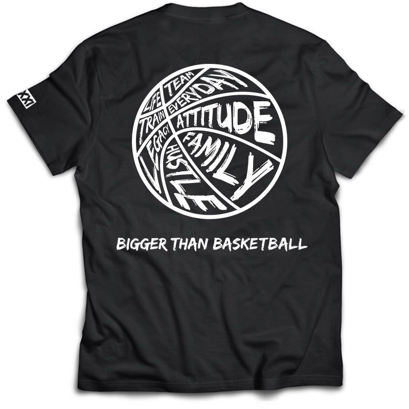 Bigger Than Basketball -- Graphic Tee | Black