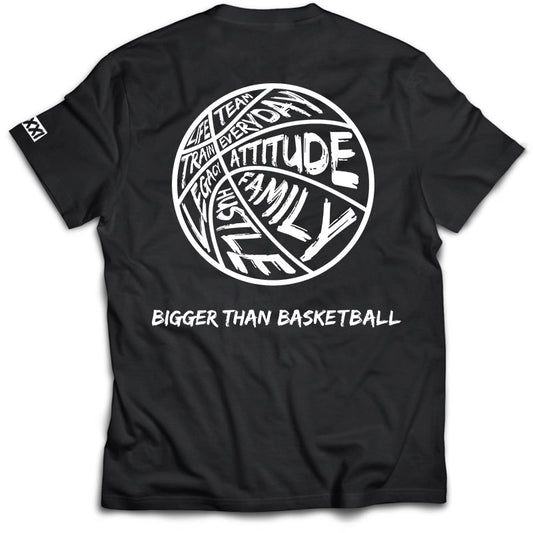 Bigger Than Basketball -- Graphic Tee | Black