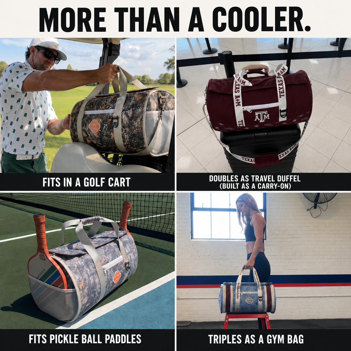 New England Duffel Cooler