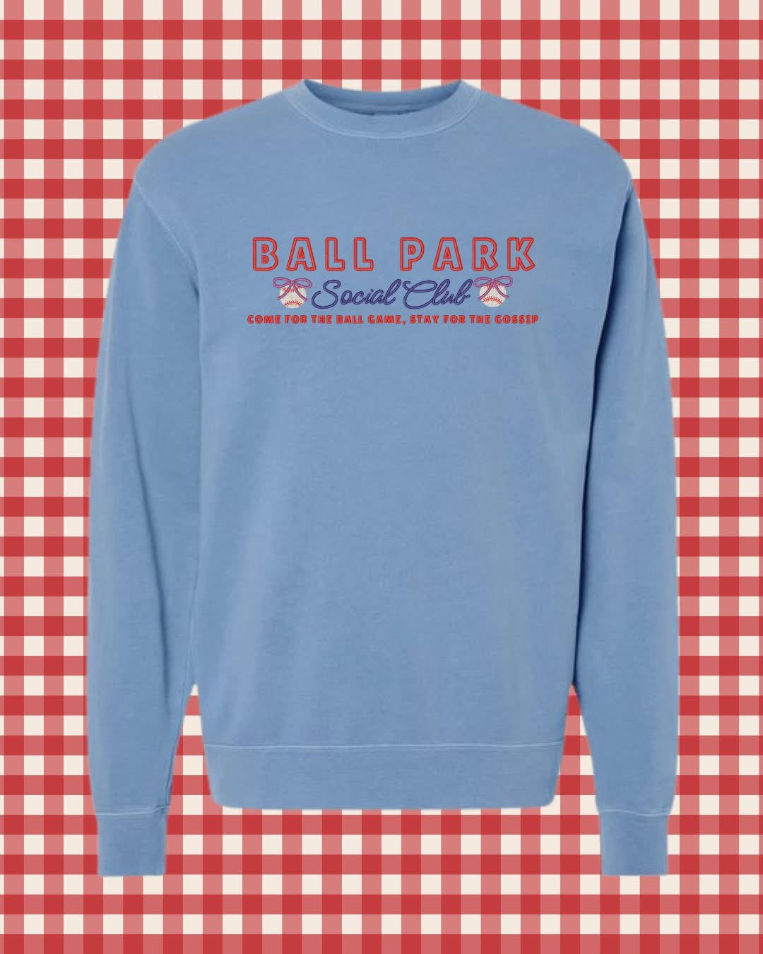 Ballpark Social Club — Baseball Mom Embroidered Shirt