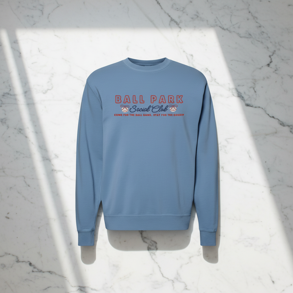 Ballpark Social Club — Baseball Mom Embroidered Shirt