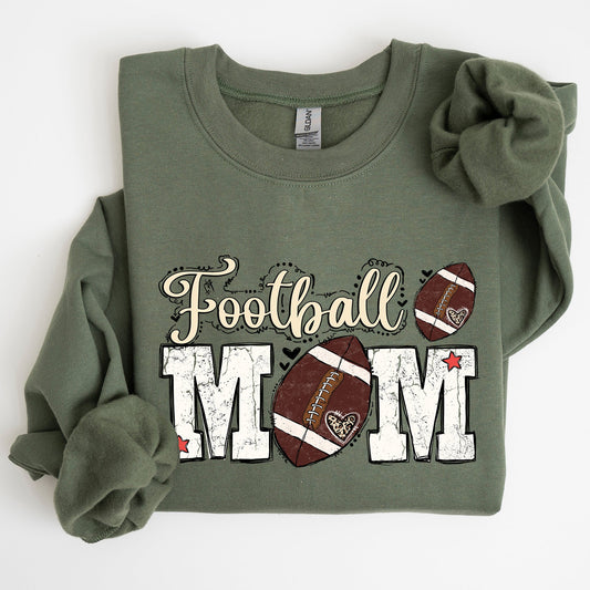 Football Mom Tailgate Sweatshirt -- Touchdown Gameday Style