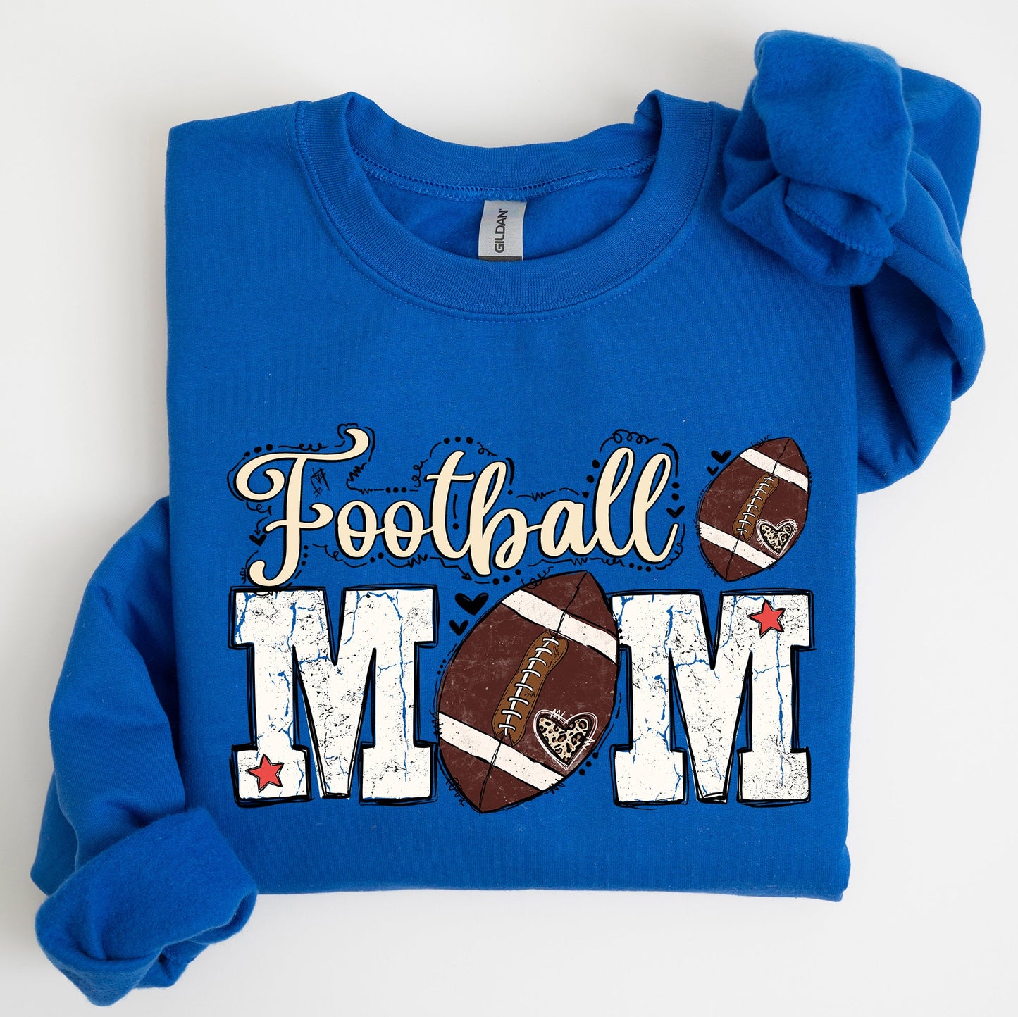 Football Mom Tailgate Sweatshirt -- Touchdown Gameday Style