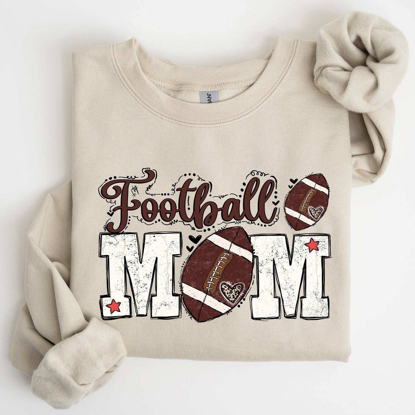 Football Mom Tailgate Sweatshirt -- Touchdown Gameday Style