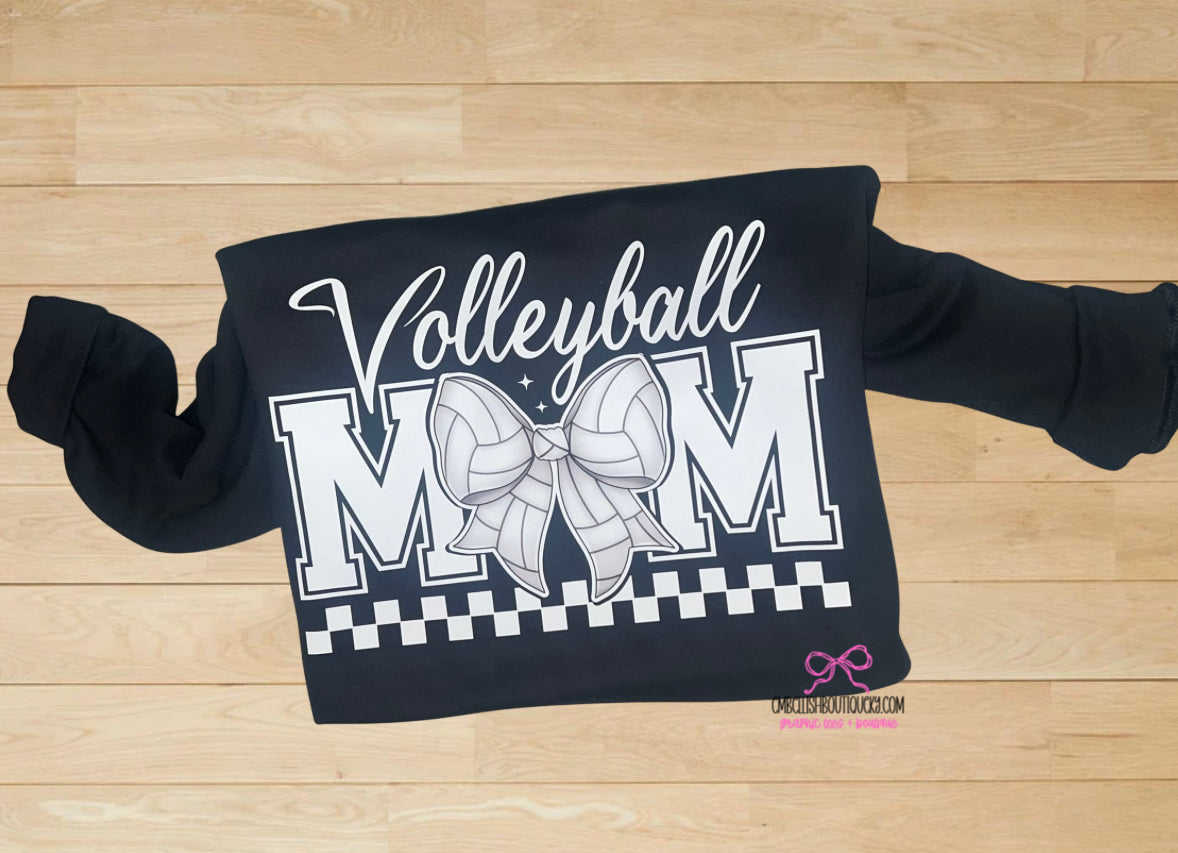 Coquette Volleyball Mom -- Graphic Tee or Sweatshirt