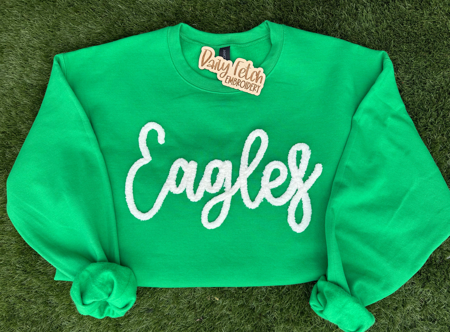 Philadelphia Eagles Embroidered Crewneck Sweatshirt