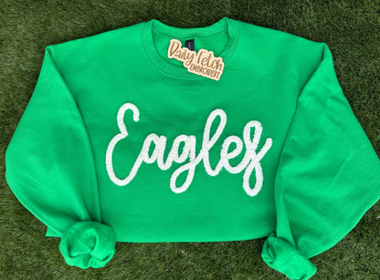 Philadelphia Eagles Embroidered Crewneck Sweatshirt