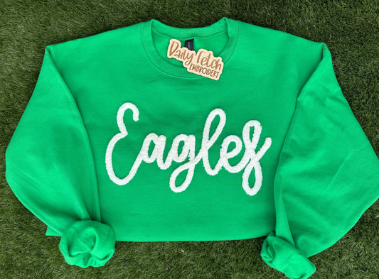 Philadelphia Eagles Embroidered Crewneck Sweatshirt