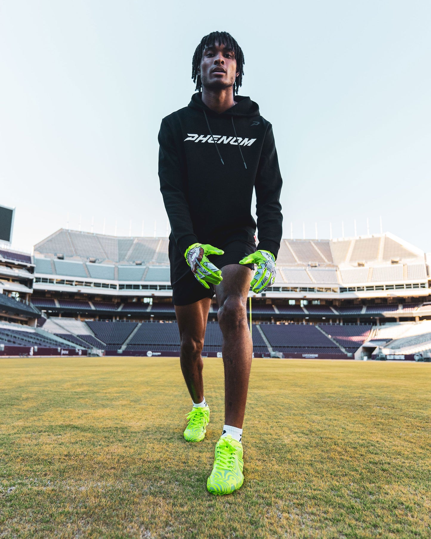 Phenom Elite Rick and Morty Football Gloves - VPS1
