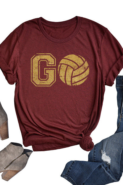 Go Volleyball -- Graphic Tee