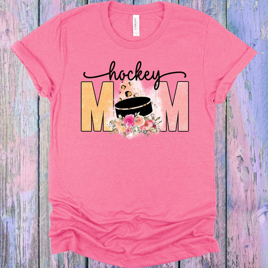 Hockey Mom -- Bold Script Graphic Tee