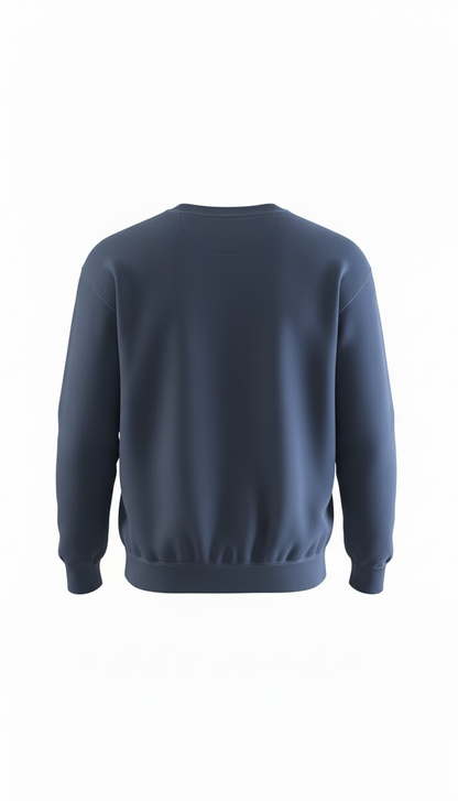 River raised, storm made sweatshirt.