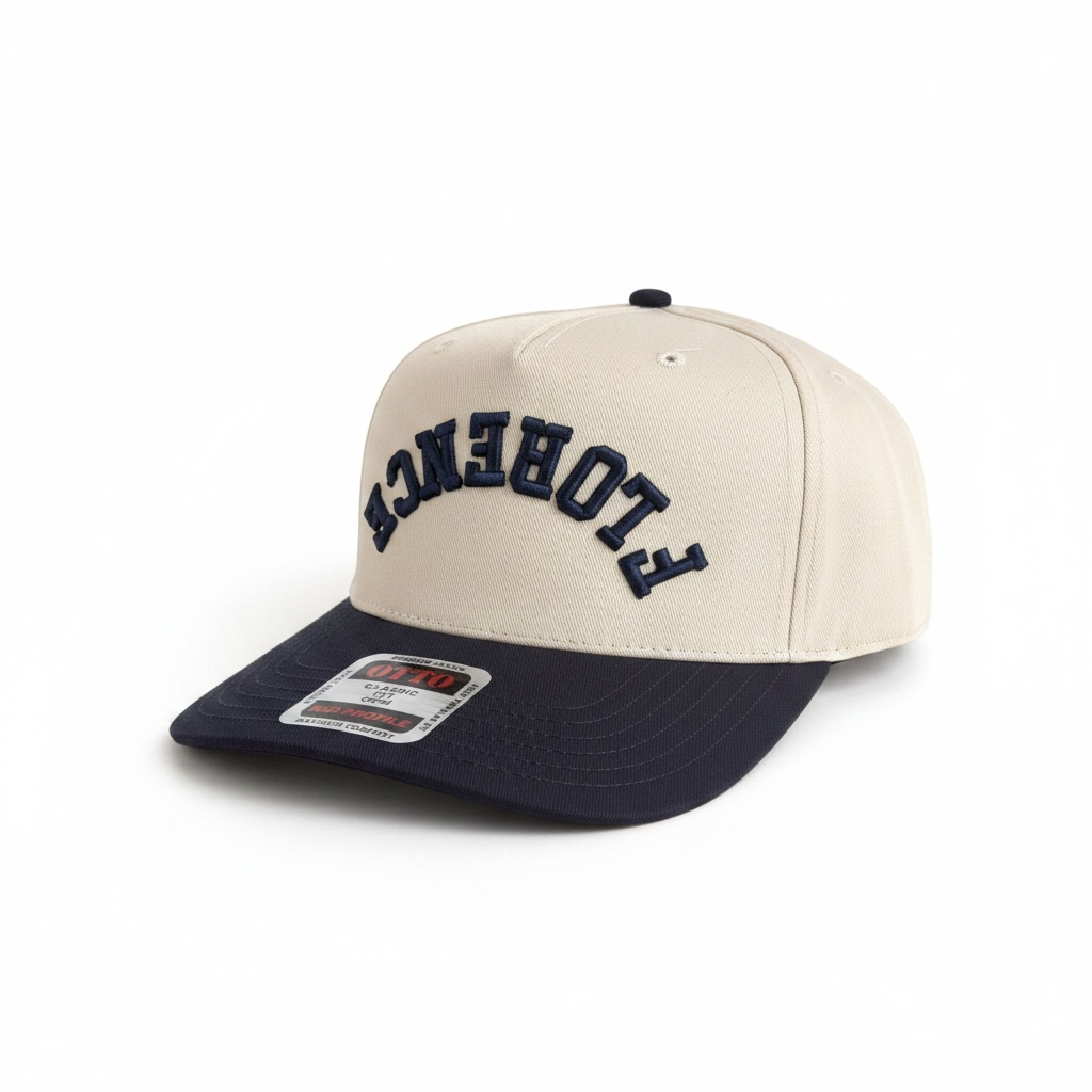 Local Love Florence snapback trucker hat - back view with adjustable closure | Bleacher Babe