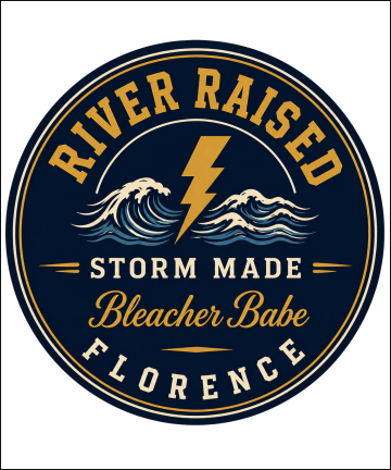 Game-day River Raised throw blanket styled for tailgating and stadium use