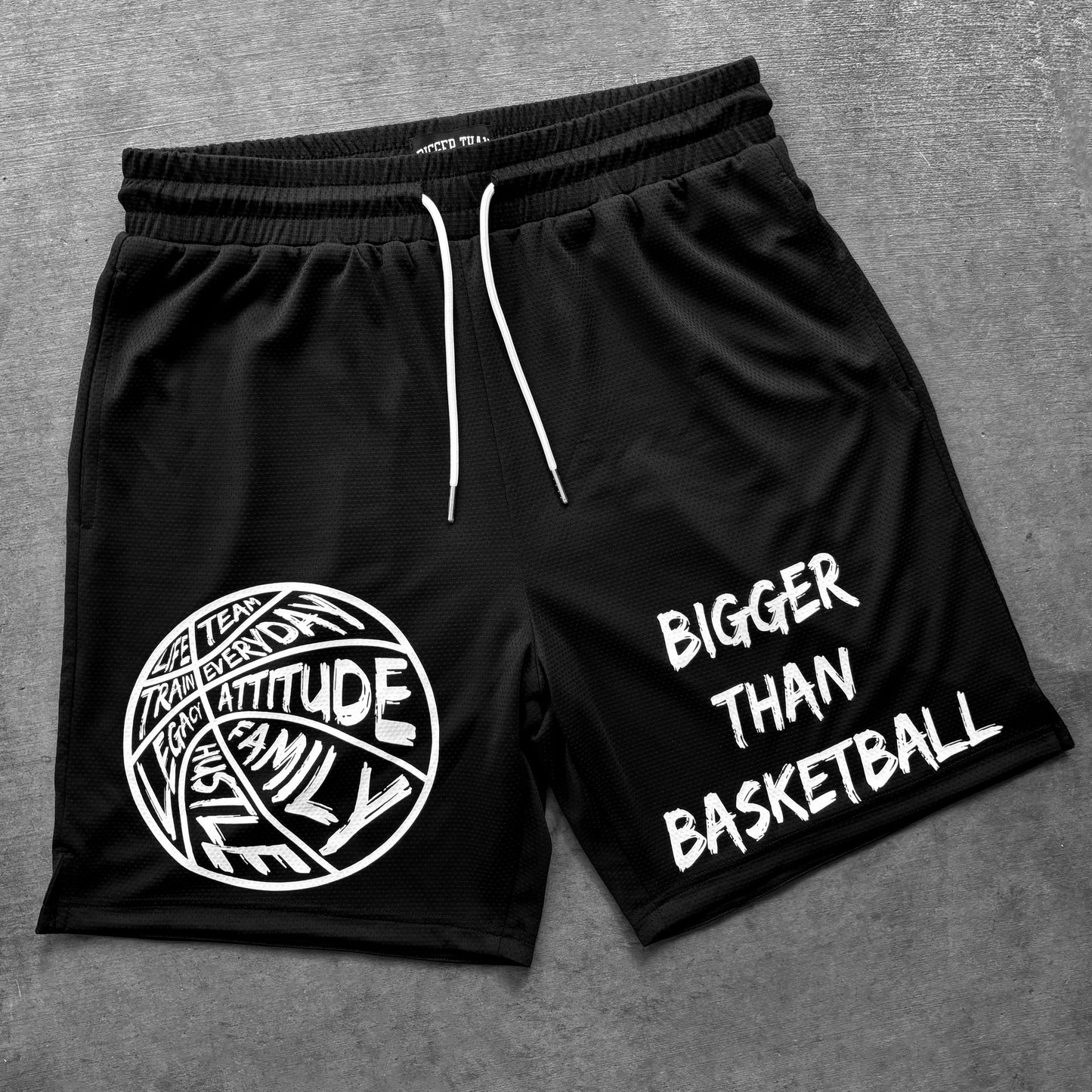Bigger Than Basketball -- Shorts | Black
