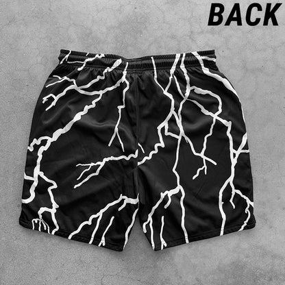 Lightning Strike - Shorts - Black