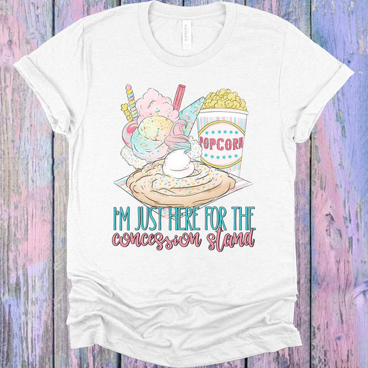Just Here for the Concession Stand -- Funny Sports Tee