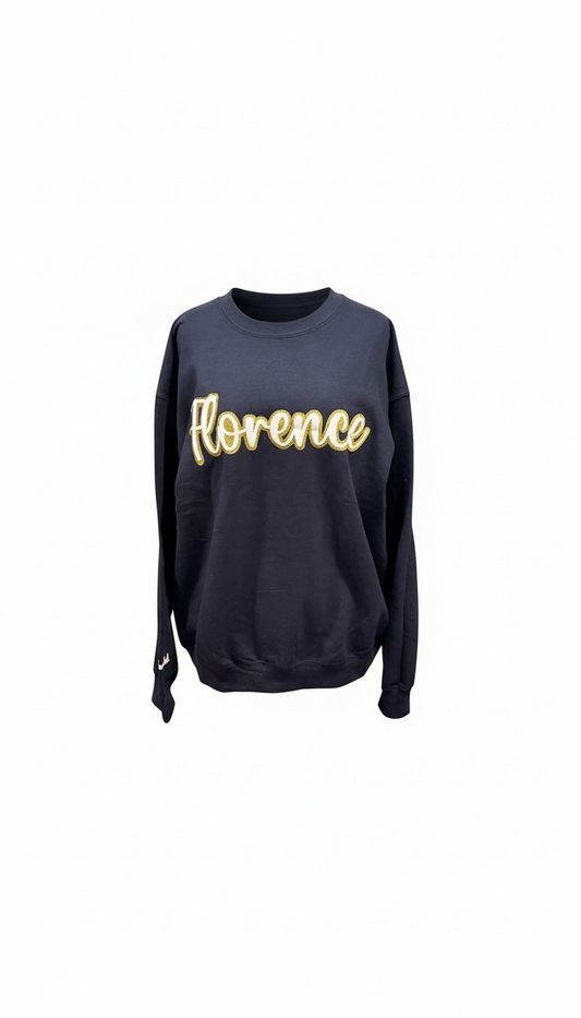 Sparkler Florence Script Crewneck