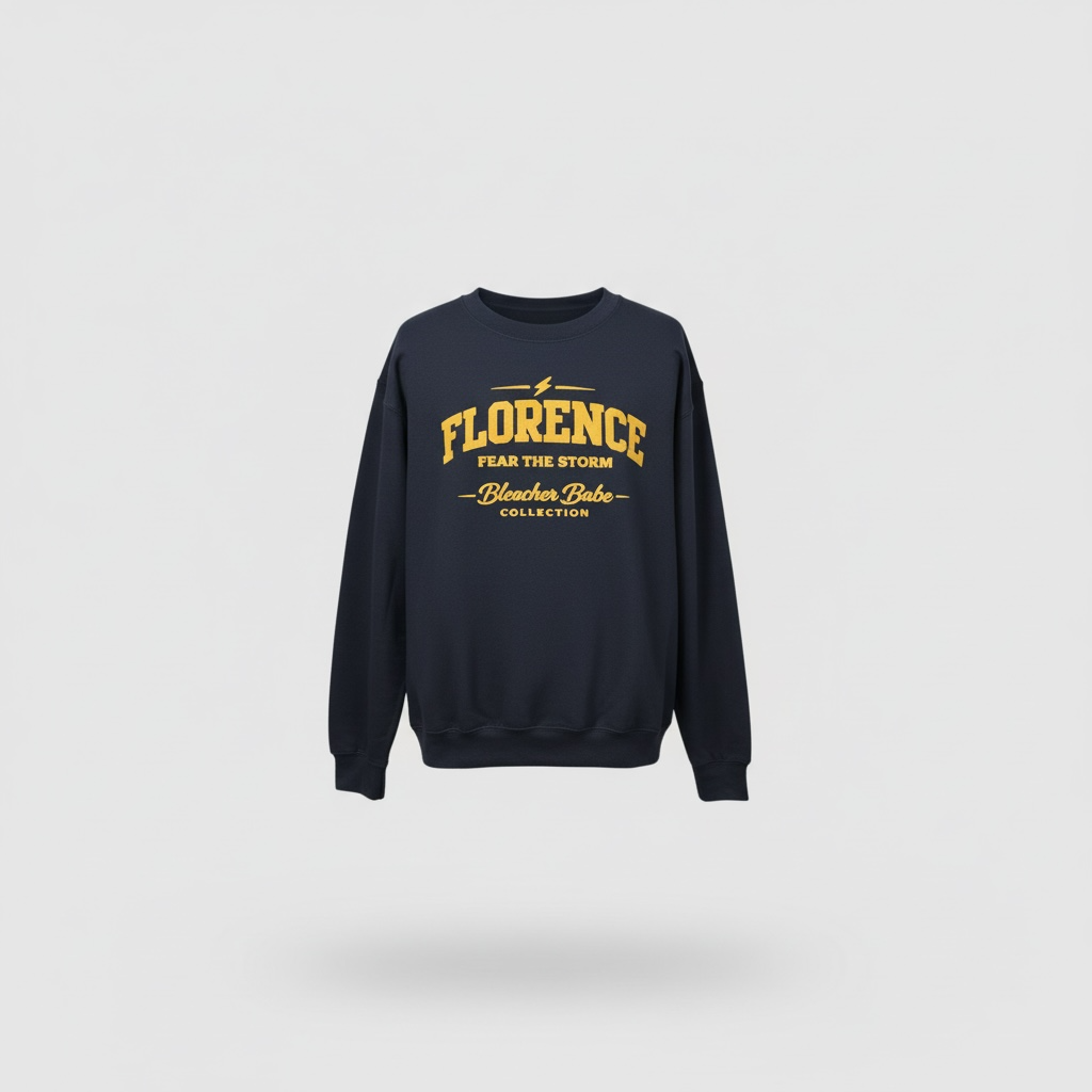 Fear The Storm- Florence Sweatshirt - front view | Bleacher Babe