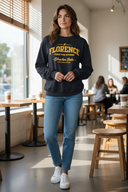 Fear The Storm- Florence Sweatshirt - detail view | Bleacher Babe