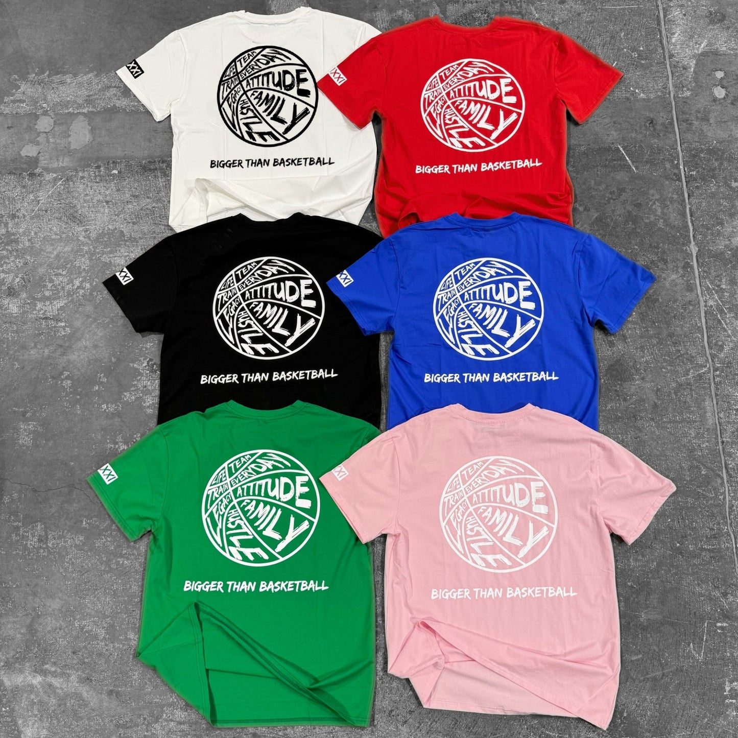 Bigger Than Basketball -- Graphic Tee | White