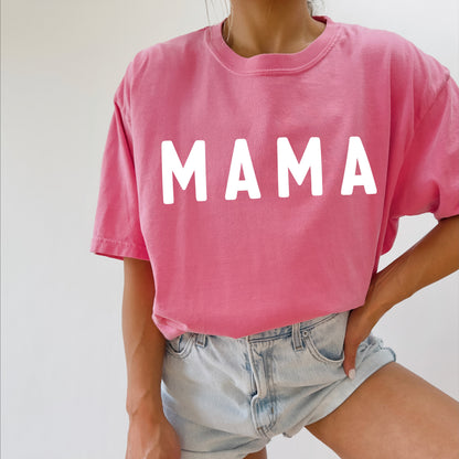 Mama Graphic Tee — Sports Mom Statement Shirt