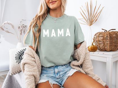 Mama Graphic Tee — Sports Mom Statement Shirt