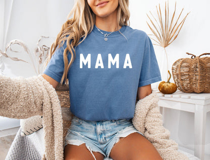 Mama Graphic Tee — Sports Mom Statement Shirt