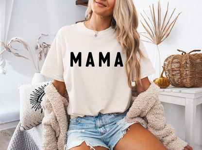 Mama Graphic Tee — Sports Mom Statement Shirt