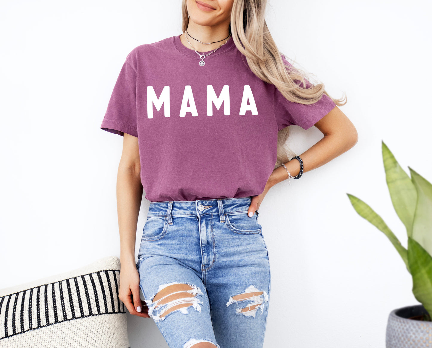Mama Graphic Tee — Sports Mom Statement Shirt