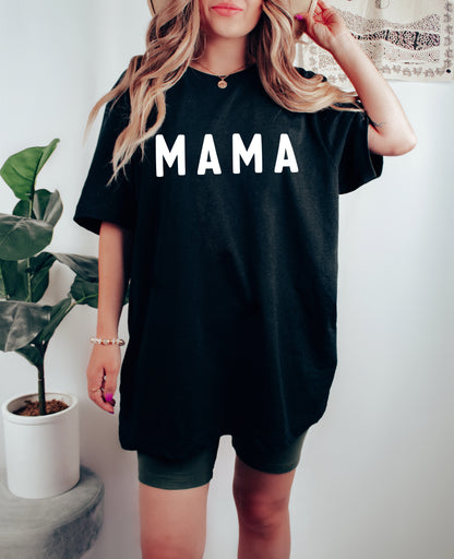 Mama Graphic Tee — Sports Mom Statement Shirt